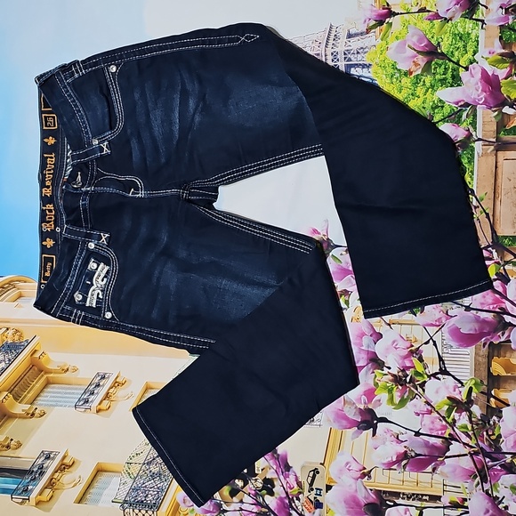 Rock Revival Denim - Rock Revival Blue Jeans Crop Betty Size 26